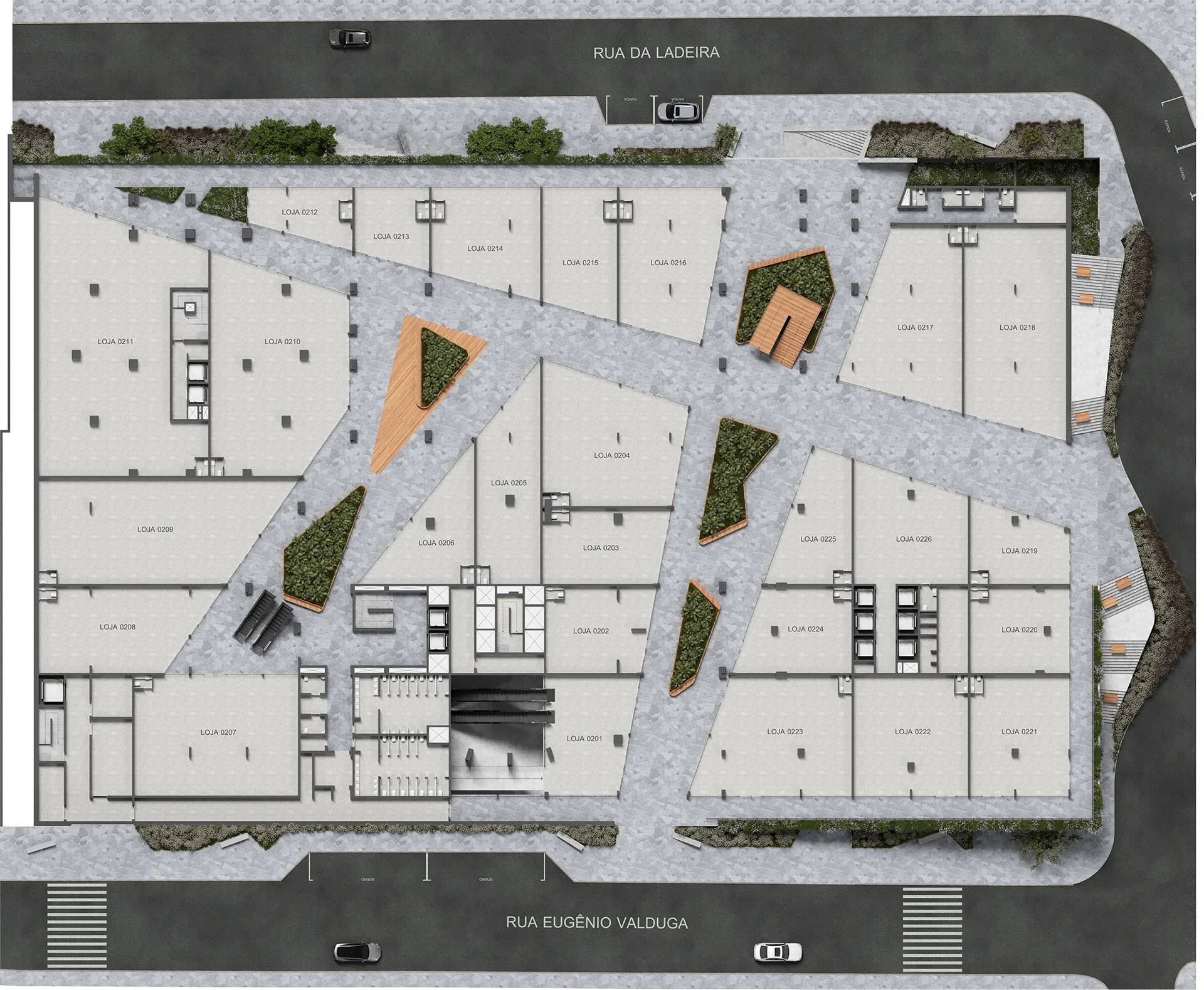 7.000m² integrados a tudo
