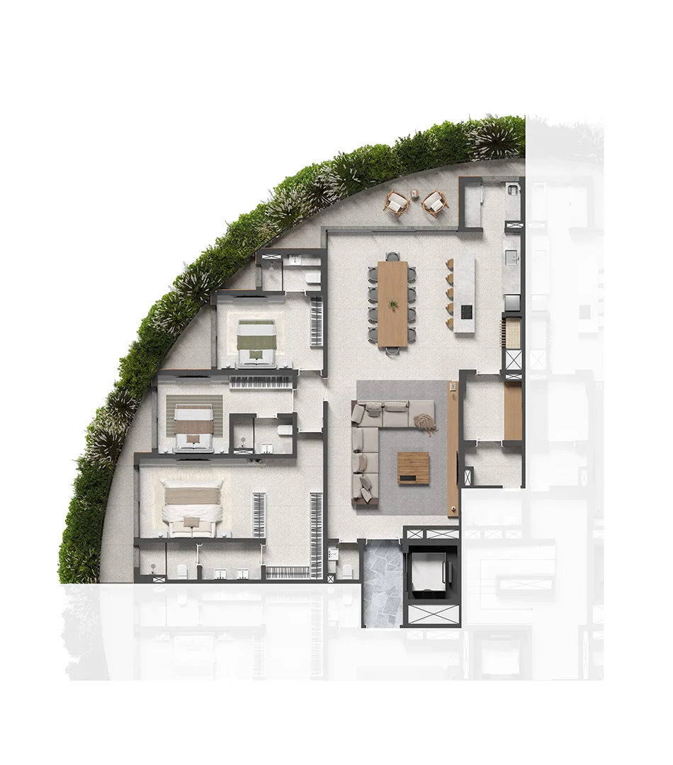 Residências de 3 Suítes